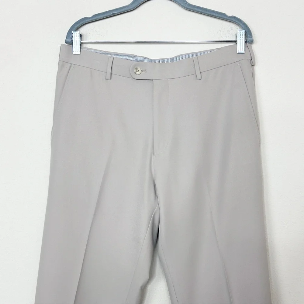 Peter Millar Mens Crown Sport Khaki Pants | Size 34